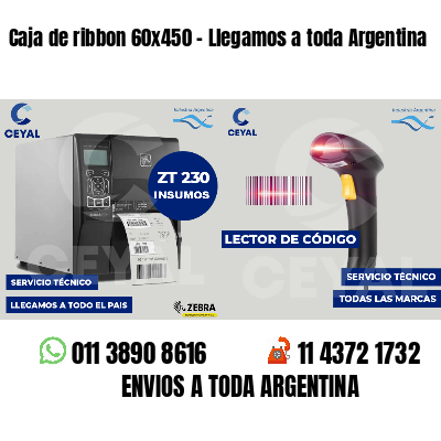 Caja de ribbon 60x450 - Llegamos a toda Argentina