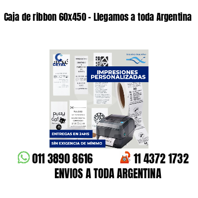 Caja de ribbon 60x450 - Llegamos a toda Argentina