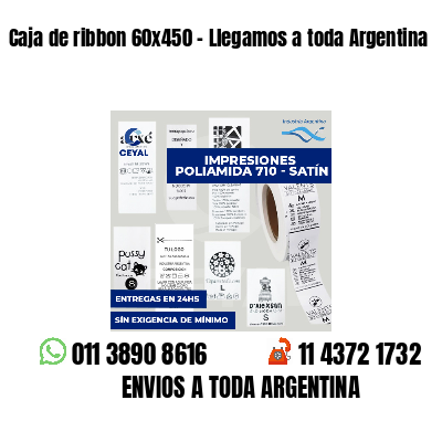 Caja de ribbon 60x450 - Llegamos a toda Argentina