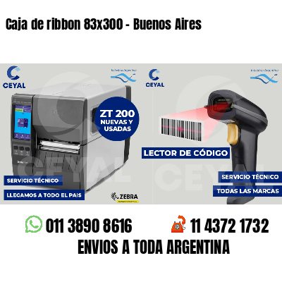 Caja de ribbon 83x300 - Buenos Aires