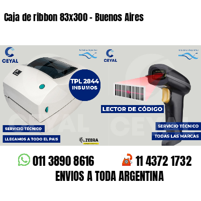 Caja de ribbon 83x300 - Buenos Aires