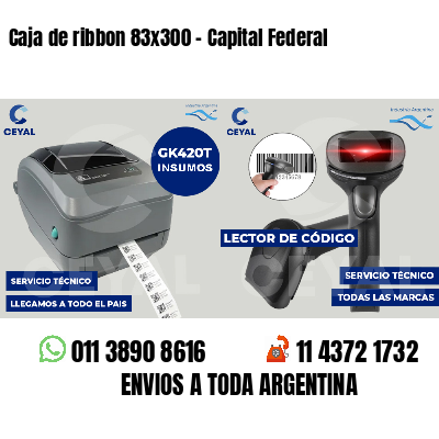 Caja de ribbon 83x300 - Capital Federal