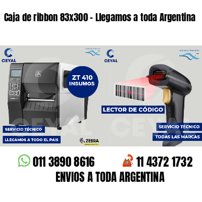 Caja de ribbon 83x300 - Llegamos a toda Argentina