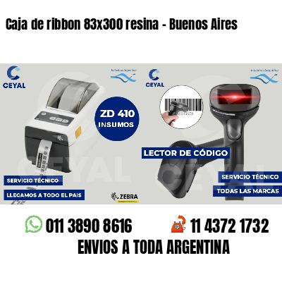 Caja de ribbon 83x300 resina - Buenos Aires
