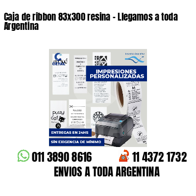 Caja de ribbon 83x300 resina - Llegamos a toda Argentina