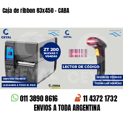 Caja de ribbon 83x450 - CABA