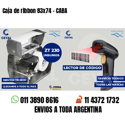 Caja de ribbon 83x74 - CABA