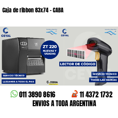 Caja de ribbon 83x74 - CABA