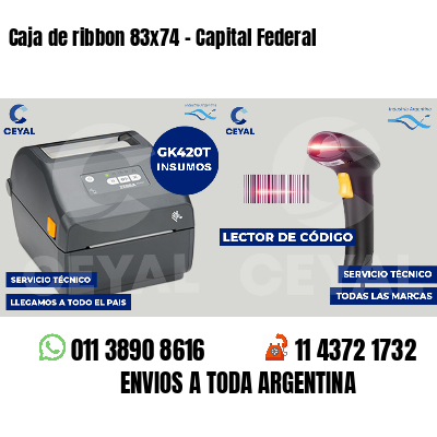 Caja de ribbon 83x74 - Capital Federal