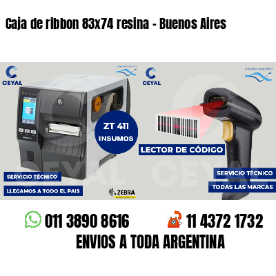 Caja de ribbon 83x74 resina - Buenos Aires