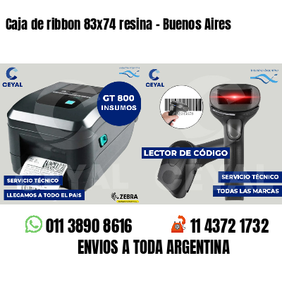 Caja de ribbon 83x74 resina - Buenos Aires