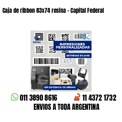 Caja de ribbon 83x74 resina - Capital Federal