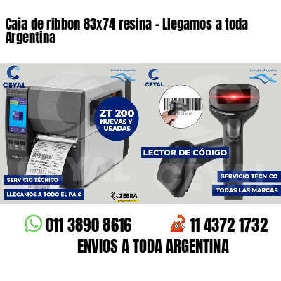 Caja de ribbon 83x74 resina - Llegamos a toda Argentina