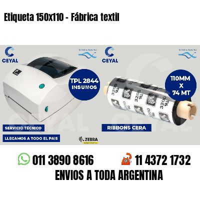 Etiqueta 150x110 - Fábrica textil