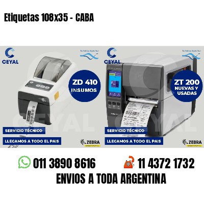 Etiquetas 108x35 - CABA