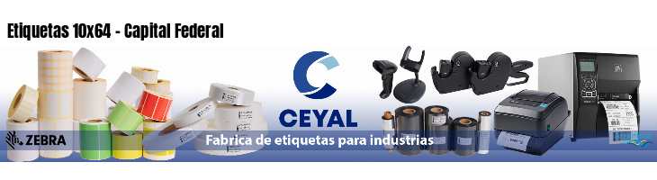 Etiquetas 10x64 - Capital Federal