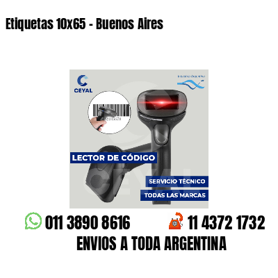 Etiquetas 10x65 - Buenos Aires