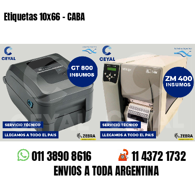 Etiquetas 10x66 - CABA