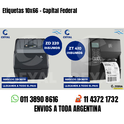 Etiquetas 10x66 - Capital Federal