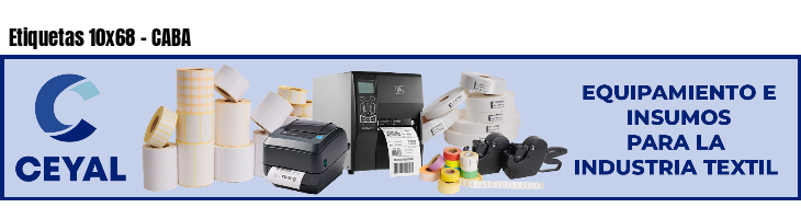 Etiquetas 10x68 - CABA