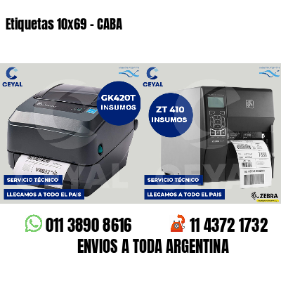 Etiquetas 10x69 - CABA