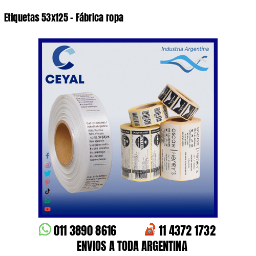 Etiquetas 53×125 – Fábrica ropa