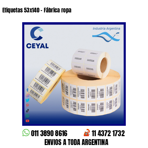 Etiquetas 53×140 – Fábrica ropa