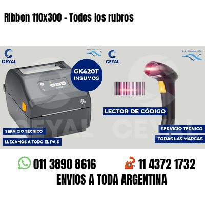 Ribbon 110x300 - Todos los rubros