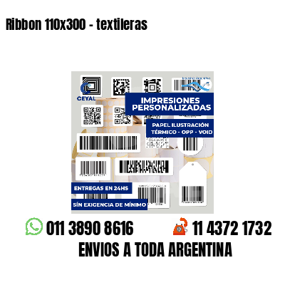 Ribbon 110x300 - textileras