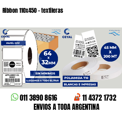 Ribbon 110x450 - textileras