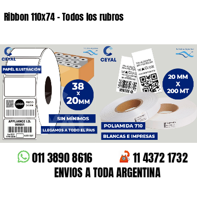 Ribbon 110x74 - Todos los rubros