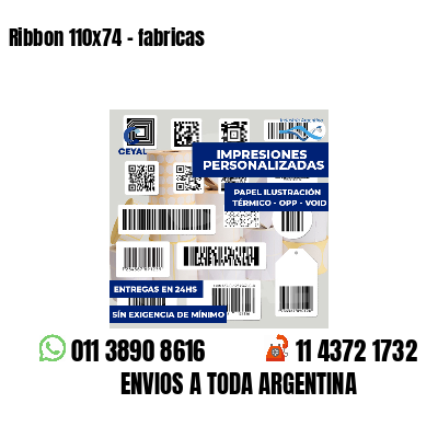 Ribbon 110x74 - fabricas