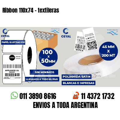 Ribbon 110x74 - textileras