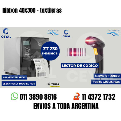Ribbon 40x300 - textileras