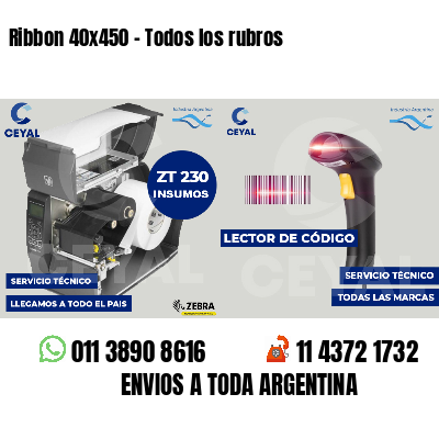 Ribbon 40x450 - Todos los rubros