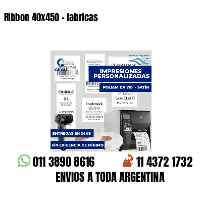 Ribbon 40x450 - fabricas