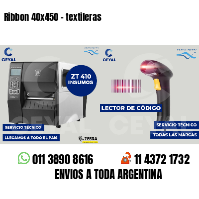 Ribbon 40x450 - textileras