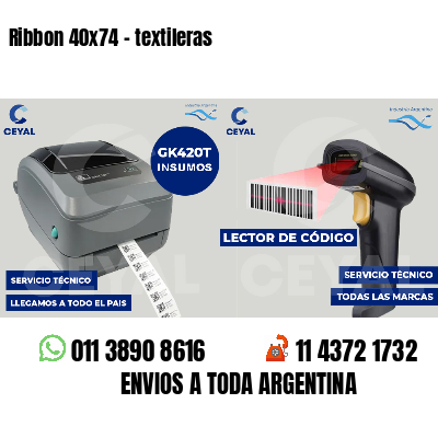 Ribbon 40x74 - textileras