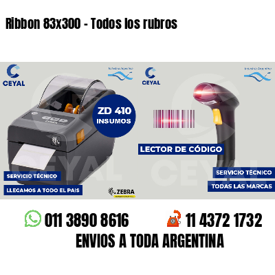 Ribbon 83x300 - Todos los rubros