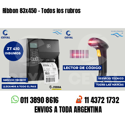 Ribbon 83x450 - Todos los rubros