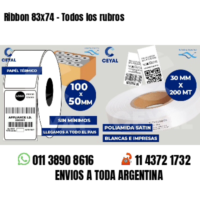 Ribbon 83x74 - Todos los rubros