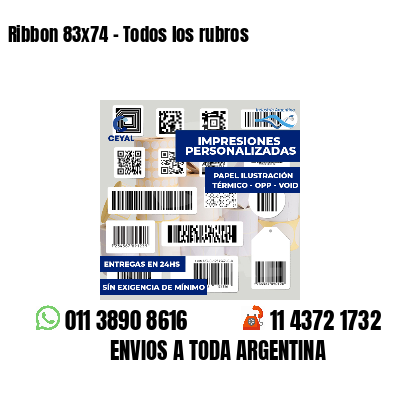 Ribbon 83x74 - Todos los rubros