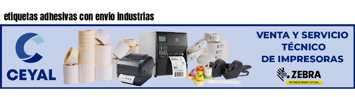 etiquetas adhesivas con envio industrias