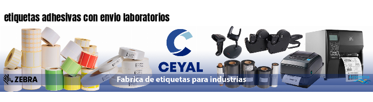 etiquetas adhesivas con envio laboratorios