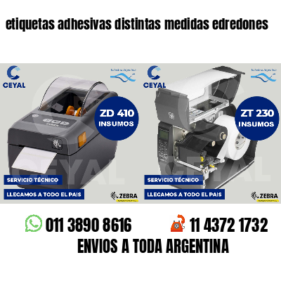 etiquetas adhesivas distintas medidas edredones