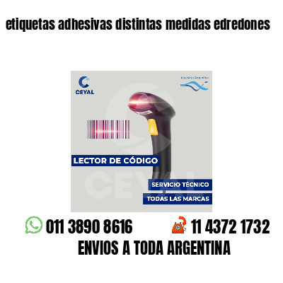 etiquetas adhesivas distintas medidas edredones