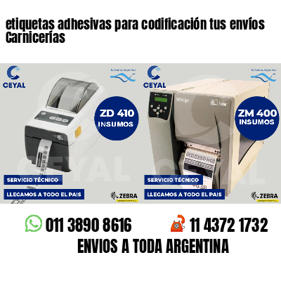 etiquetas adhesivas para codificación tus envíos Carnicerías
