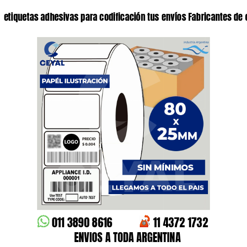 etiquetas adhesivas para codificación tus envíos Fabricantes de calzado