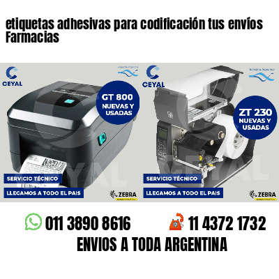 etiquetas adhesivas para codificación tus envíos Farmacias