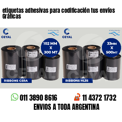 etiquetas adhesivas para codificación tus envíos Gráficas